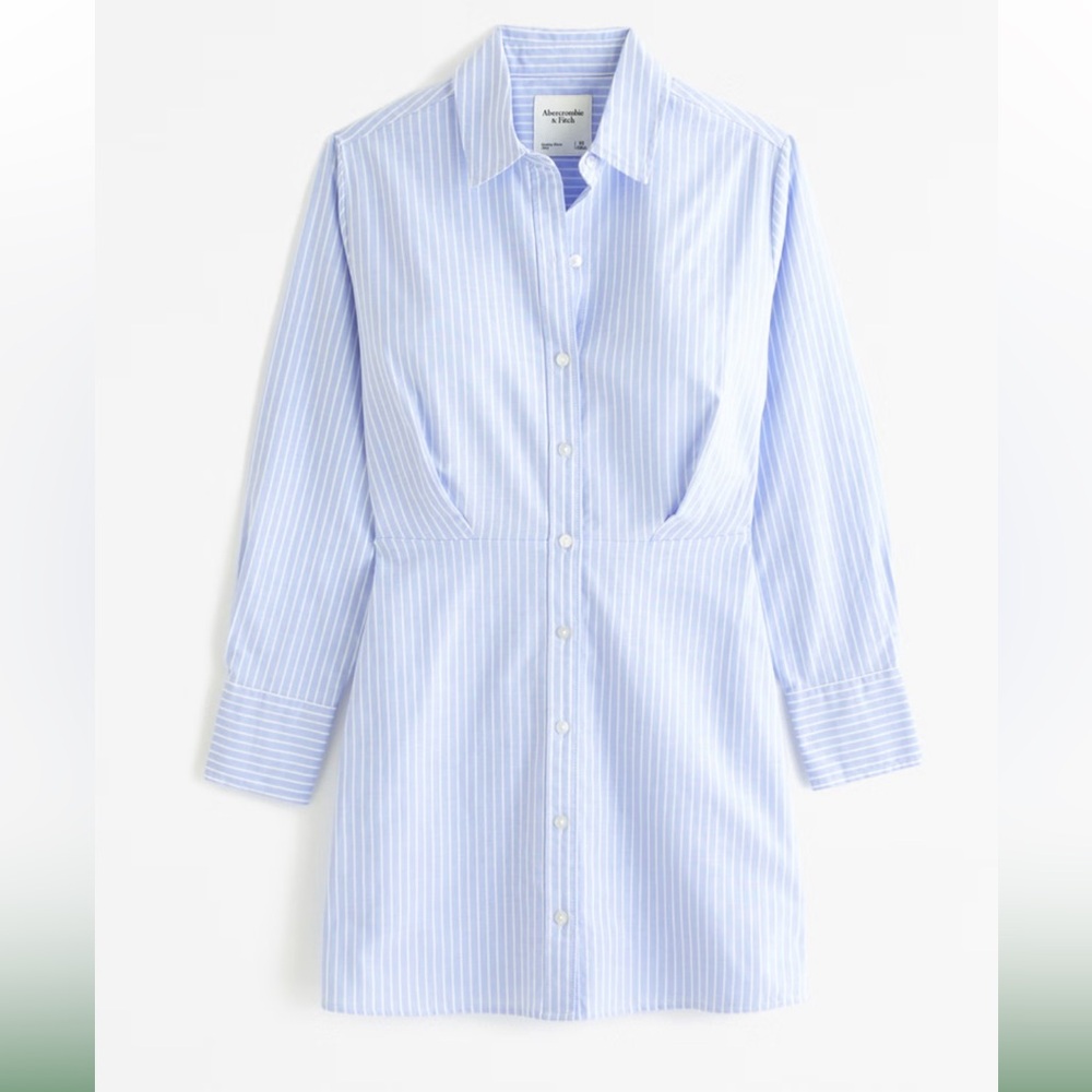 Abercrombie & Fitch Relaxed Mini Shirt Dress, L, Excellent condition.